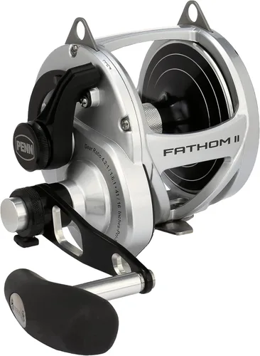 Vista 7 de Penn Carretes de pesca convencionales Fathom II con palanca de arrastre de 2 velocidades