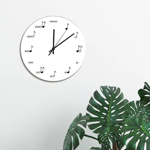 Vista 66 de Reloj de pared de guitarra acústica con aspecto de madera natural, reloj de madera rústico y elegante, 10 silenciosos, sin tictac, de cuarzo