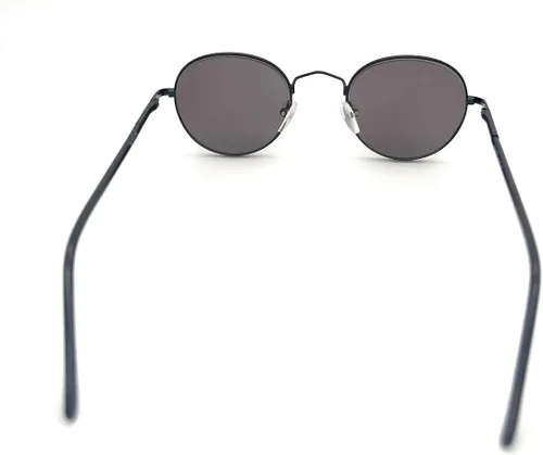 Vista 3 de The Hippie Round Sun Reader, gafas de lectura de metal funky, tramposos para hombres y mujeres