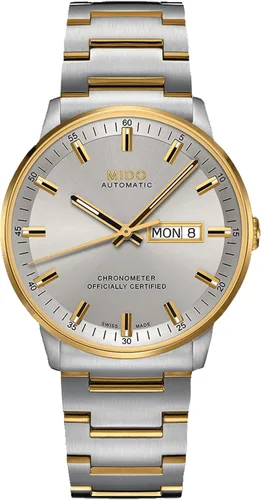 Vista 22 de MIDO Commander Chronometer - COSC Certified Swiss Automatic Watch for Men - 40mm Stainless Steel Case