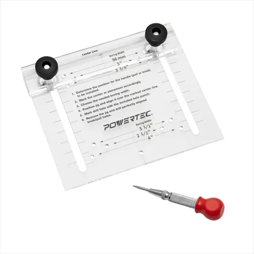 Vista 17 de POWERTEC Abrazaderas de instalación frontal para cajón, juego de abrazaderas ajustables para gabinete, herramienta de montaje y alineación rápida