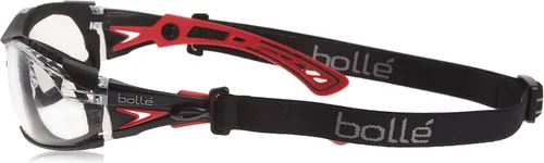 Vista 3 de Gafas de seguridad Rush+ con espuma y correa montadas