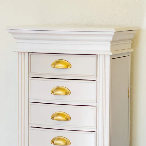 Vista 4 de Hives and Honey Alexa Jewelry Armoire, BLANCO