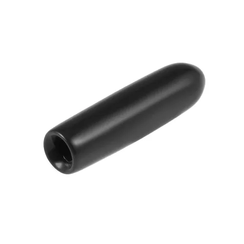 Vista 45 de uxcell 80 tapas de goma de 0.551 in de vinilo de identificación redonda tapa tapa de rosca de tornillo protectores negro