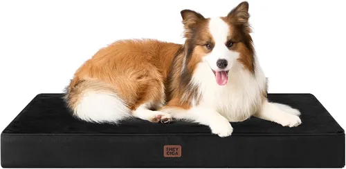 Vista 11 de EHEYCIGA Cama ortopédica impermeable para perros de 35 x 23 pulgadas, cama de espuma viscoelástica para perros de tamaño grande, alfombrilla lavable