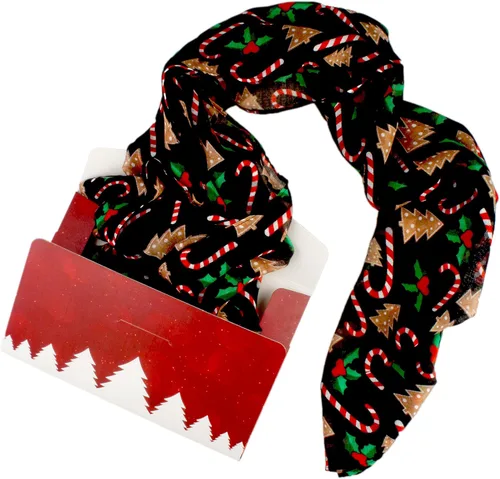 Vista 11 de VIVIAN & VINCENT Bufanda de Navidad suave y ligera para otoño e invierno para mujeres y niñas