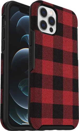 Vista 11 de OtterBox Symmetry Series - Funda para iPhone 12 y iPhone 12 PRO (solamente), embalaje no minorista, color negro