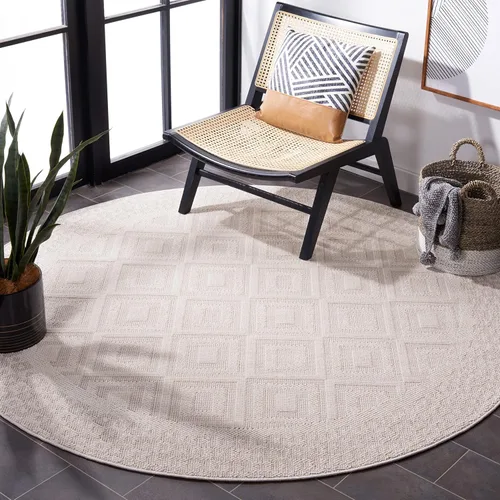 Vista 10 de SAFAVIEH Trends Collection - Alfombra para pasillo, 2 pies 2 pulgadas x 8 pies, color beige y marfil, diseño texturizado moderno, no desprende