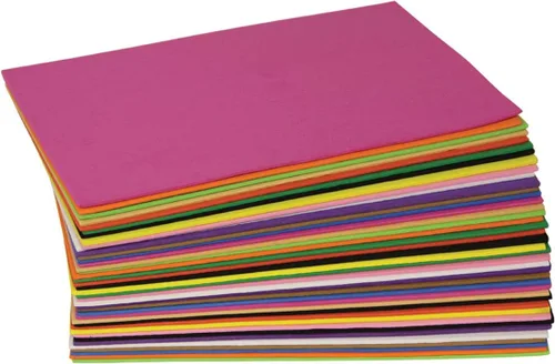 Vista 3 de Chenille Kraft Creativity Street WonderFoam Hojas de espuma, 5.5 x 8.5 pulgadas, colores surtidos, 40 hojas (AC4301)