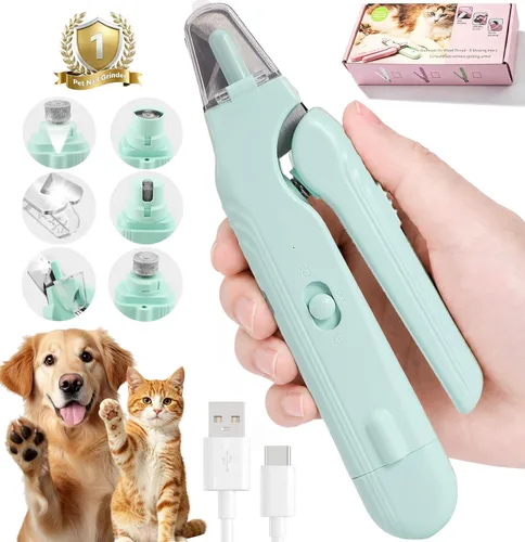 Vista 11 de Molinillo de uñas para perros 2 en 1 y cortaúñas para perros para Blanco