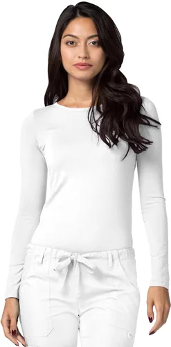 Vista 2 de Adar Underscrubs - Camiseta de manga larga para mujer, 2