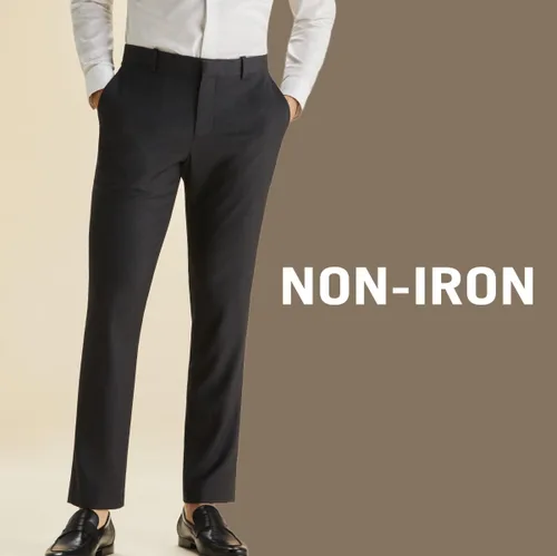 Vista 4 de Perry Ellis - Pantalones de alto rendimiento para hombre, ajuste moderno