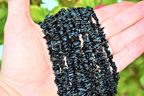 Vista 7 de Zenergy Gems Collares de piedras preciosas naturales cargadas de selenita + cargador de corazón hinchado de selenita incluido