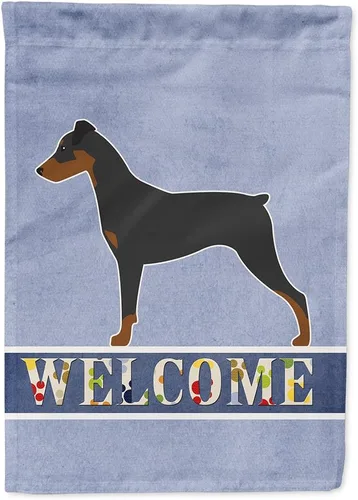 Vista 165 de Caroline's Treasures BB5552GF Affenpinscher Bandera de bienvenida para jardín, bandera decorativa para patio exterior, patio, parterres