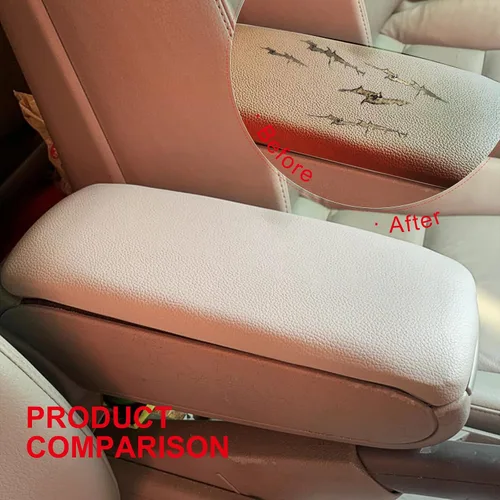 Vista 6 de CCIYU Kit de tapa de consola central automática beige para Audi A4 2002