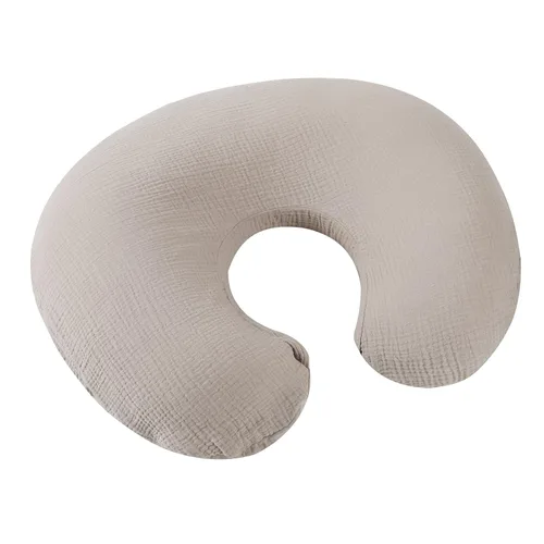 Vista 5 de Onacosht Funda de Almohada de Lactancia de Muselina 100% Algodón Suave Funda de Almohada de Alimentación se Adapta a la Almohada de Lactancia Niebla