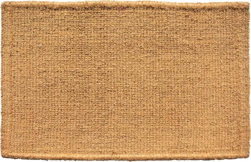 Vista 4 de Calloway Mills 180071830N Garbo - Felpudo con monograma, extragrueso, 18 x 30 x 1.50 pulgadas (letra N), natural/negro