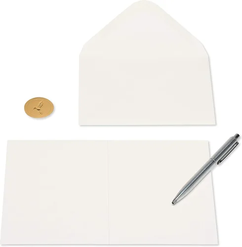 Vista 3 de Papyrus Tarjeta romántica en blanco para el día de San Valentín (I Love You)