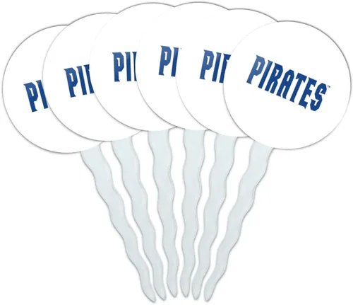 Vista 209 de Abilene Christian - Juego de 6 palillos para cupcakes con logotipo secundario