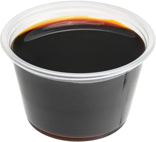 Vista 20 de Restaurantware RW Base - Tazas de salsa de 0.8 onzas, 2000 tazas de condimento aptas para microondas, resistentes a las grietas, desechables de Negro