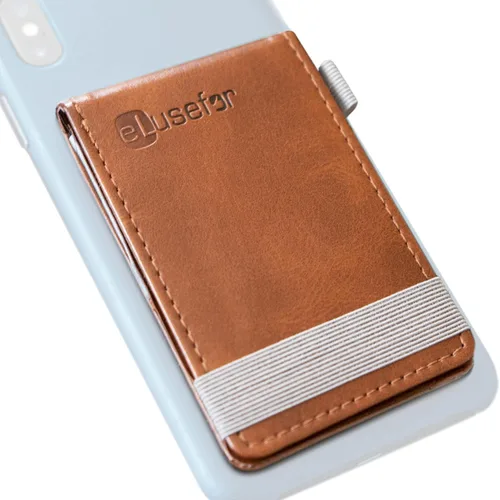 Vista 8 de Billetera Adhesiva para Teléfono para la Parte Posterior del iPhone o Android Estuche con 6 Fundas para Tarjetas de Crédito - Bolsillo