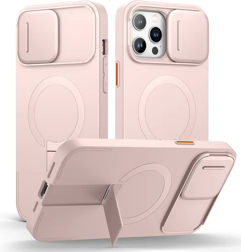 Vista 88 de SURITCH Funda para iPhone Air con cubierta de control de cámara, funda deslizante para cámara y soporte ajustable, compatible con MagSafe, a prueba