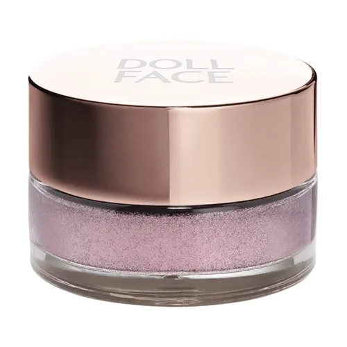 Vista 4 de Doll Face Maquillaje iluminador, Glowtime! DuoChrome Dust, iluminador holográfico en polvo suelto, maquillaje brillante para ojos, rostro y cuerpo