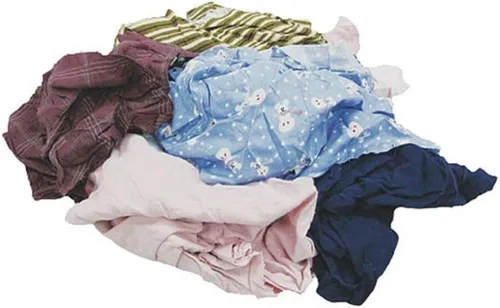 Vista 9 de Buffalo Industries (10085PB) Trapos de tela de camiseta multicolor reciclados, bolsa de 50 lb., trapo multiusos para limpieza, derrames de pintura