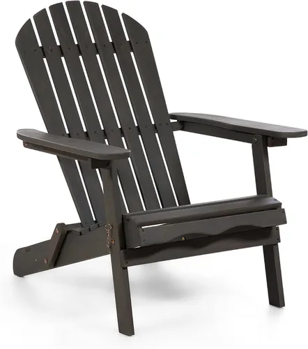 Vista 15 de Elk - Silla Adirondack de madera de eucalipto para patio al aire libre de 34 pulgadas de ancho para patio al aire libre, terraza, playa, jardín