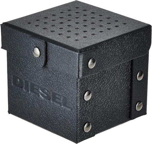 Vista 5 de Diesel de los hombres dz1801Rasp Oro piel Negro Reloj