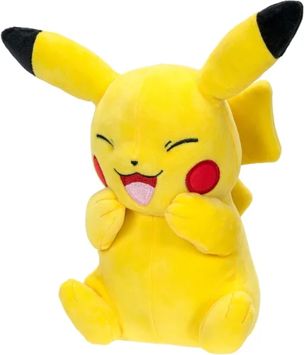Vista 2 de Pokemon Laughing Pikachu - Peluche de 8 pulgadas