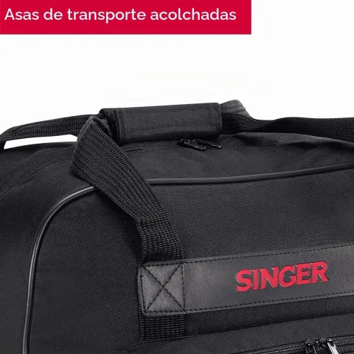 Vista 7 de SINGER® Bolsa de mano para máquinas de coser y sergers, color negro