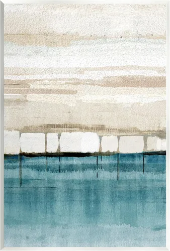 Vista 15 de Stupell Industries Arte Giclée enmarcado de abstracción de paisaje moderno por Flora Kouta Stupell Industries White, 11 x 14 Inches, Easy to