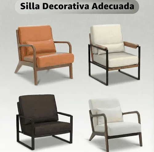 Vista 5 de Deisy Dee Funda para silla moderna de mediados de siglo impresa, Fundas elásticas para sillón de lectura, fundas tapizadas para sillas de sala Negro