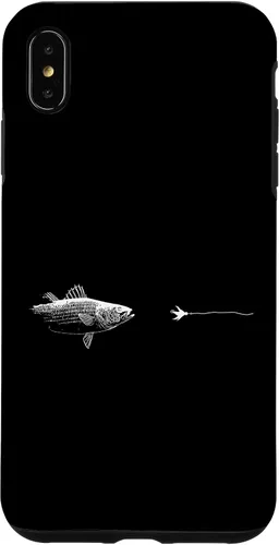 Vista 11 de Graphic Fly Fishing Hook Line - Fish Striped Bass Case for iPhone 16