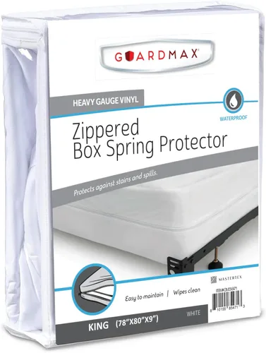 Vista 15 de Guardmax Funda Premium para Somier - Tamaño Individual Impermeable y a Prueba de Chinches con Cremallera Funda para Somier - Protector de Somier