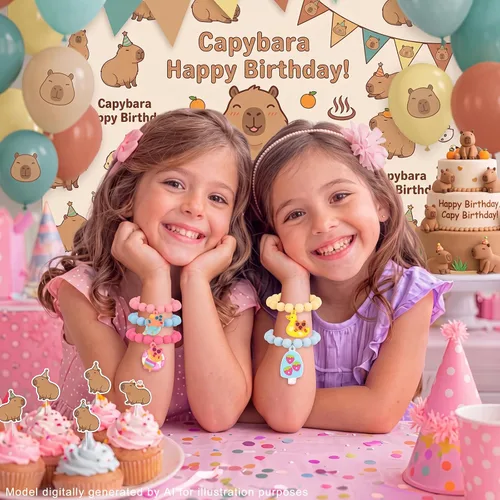 Vista 8 de PinkSheep Pulsera con colgante de cuentas de unicornio para niños y niñas, 6 unidades, arcoíris, monstruo, sol, flor, corazón, meteorito, amuleto