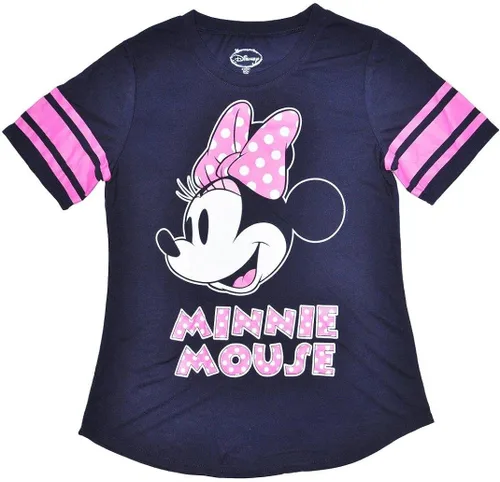 Vista 4 de Disney Women's Fitted T-Shirt Minnie Mouse Football Jersey