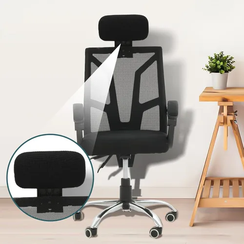 Vista 5 de Funda de almohada para silla de oficina, funda para reposacabezas de silla, fundas para silla de escritorio, funda para reposacabezas de silla