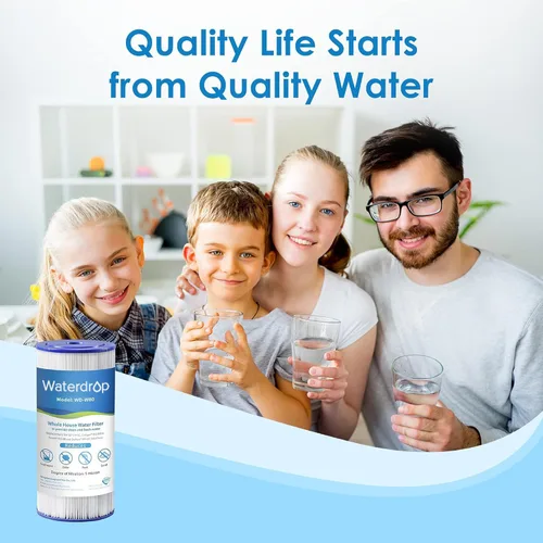 Vista 8 de Waterdrop FXHSC - Filtro de agua para toda la casa, repuesto para GE® FXHSC, GXWH40L, GXWH35F, American Plumber W50PEHD, W10-PR, Culligan® R50-BBSA