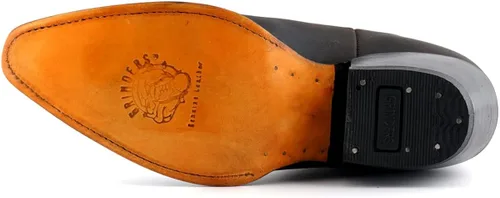 Vista 5 de Grinders Maverick Brown - Botas vaqueras para hombre, Negro