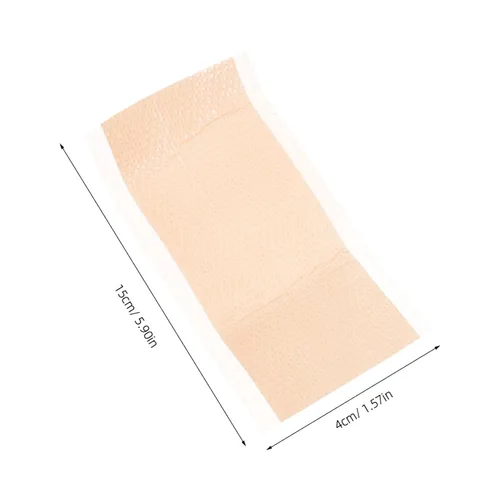 Vista 2 de OUNONA 12 hojas de gel para tratamiento de cicatrices, cinta adhesiva reutilizable, tiras invisibles para quemaduras y lesiones en el cuerpo, cara