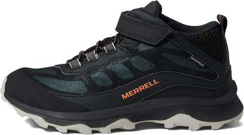 Vista 5 de Merrell Botas de senderismo unisex Moab Speed Mid Alternativo Cierre Impermeable Negro