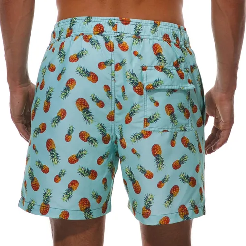 Vista 3 de ECGK Bañador para hombre de secado rápido con forro de malla y trajes de baño divertidos