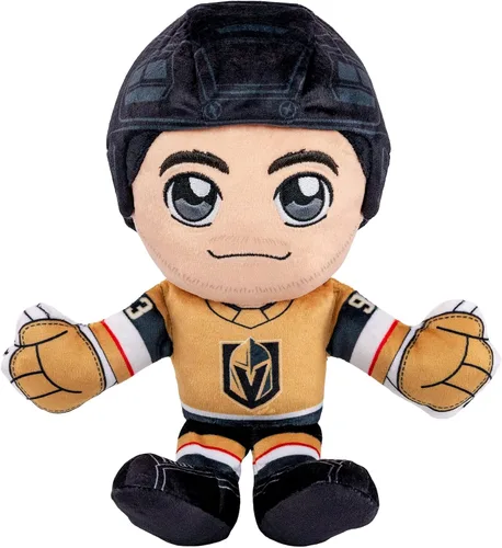 Vista 10 de Bleacher Creatures Calgary Flames Jonathan Huberdeau - Peluche sentado de 8 pulgadas de la NHL Kuricha - Superestrella de la NHL inspirada en Chibi