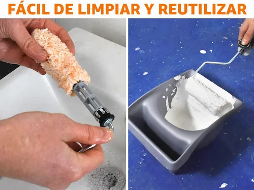 Vista 6 de ROLLINGDOG - Marco de rodillo de pintura jumbo de 4 pulgadas Marco de rodillo de pintura (paquete de 1)
