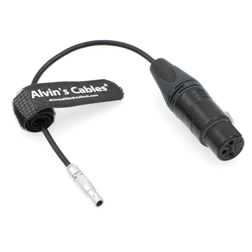Vista 7 de Alvin's Cables Arri Alexa Mini Cable de Audio 5 Pin 00 Macho a XLR 3 Pin Hembra