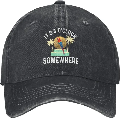 Vista 28 de Philysonic 5 Oclock Somewhere Hat It is 5 Oclock Somewhere Hat Gorra de béisbol para mujer, gorra de moda