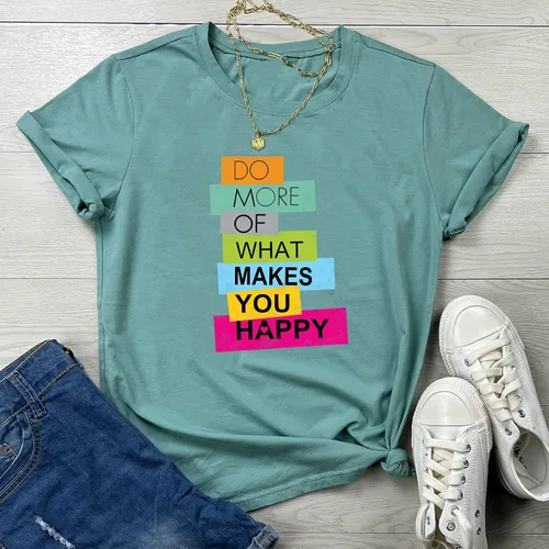 Vista 2 de BLACKOO Camisetas suaves con gráficos para mujer