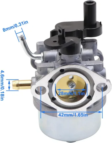 Vista 2 de SecosAutoparts Soplador de nieve de carburador compatible con Toro 141cc Power Clear 221QR 210R 221QE 221R Modelo # 38584 38581 38587-SD Compatible